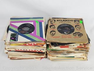 113ct Assorted 45 RPM Record Albums