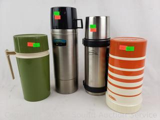 4 Thermos Hot/Cold Soup/Drink Bottles