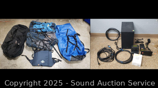 Balance of Estate - Assorted Electronics & Hiking Packs, Duffels