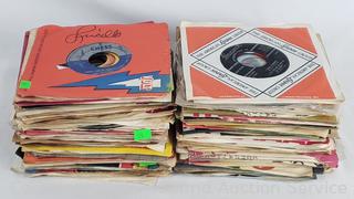 113ct Assorted 45 RPM Record Albums