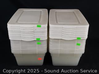 15ct Small Totes w/Lids