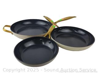 3 Green Pan 8|10|12" Ceramic Non-Stick Skillets