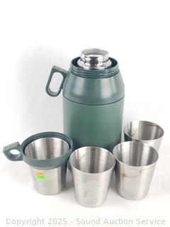 Manna 64oz Insulated Steel Jug w/4 Cup Lid 
