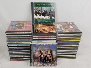 50ct Assorted Music CD's 