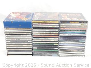 50ct Assorted Music CD's 