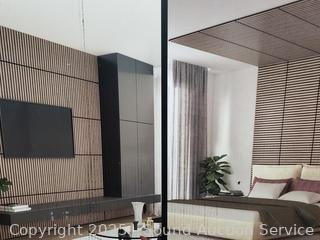 4pk Artika Sonolok Walnut Sound Absorbing Slatted Panel Kit