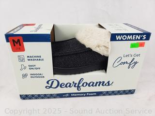 Women's Dearfoams Memory Foam Slippers S:M,7-8