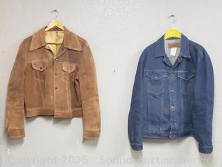 Wrangler Jean Jacket S:L & Leather Jacket