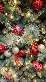 9ft Pre-Lit LED Christmas Garland