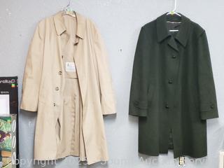 London Fog Peacoat & Original Tyroler Loden Wool Peacoat