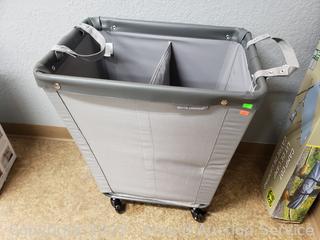 Seville Classics Rolling Laundry Cart