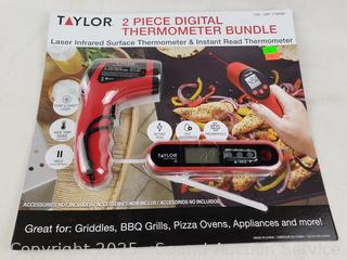 Taylor 2pc Digital Thermometer Bundle