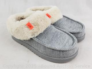 Dearfoam Memory Foam Shearling Slippers S:L/9-10
