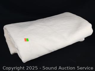 Jennifer Adams Plush Ivory Throw Blanket