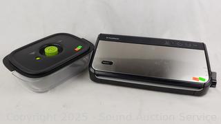 Food Saver FM2900 Stainless Vacuum Sealer w/Seal Container