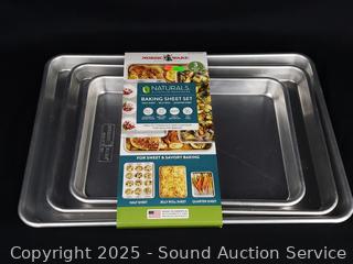 3pc Nordic Ware Aluminum Baking Sheets