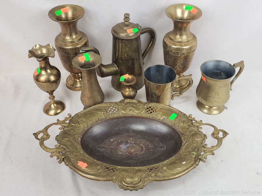 SAS Fabric, Asian, Copper, Brass, Household Online Auction