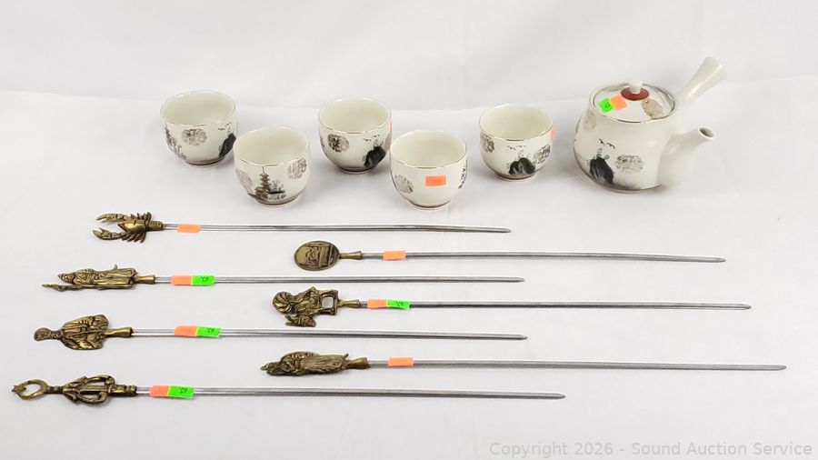 SAS Towle Silverware Set, Ethan Allen Furniture Online Auction