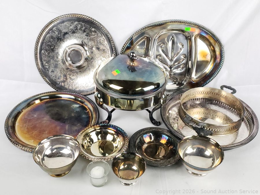 SAS Towle Silverware Set, Ethan Allen Furniture Online Auction