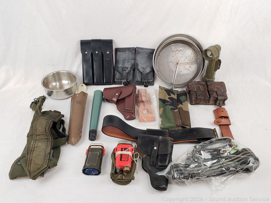 SAS Tools, African Masks/Figures, Military Online Auction