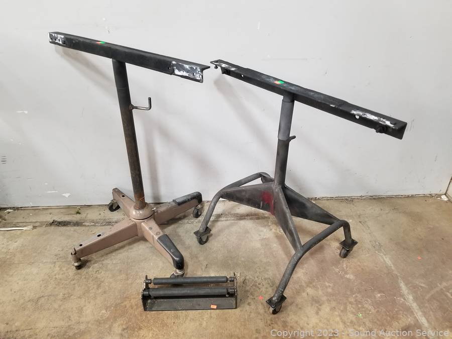 Sound Auction Service - Auction: 05/05/23 SAS Tools, Furniture, Automotive  Online Auction ITEM: Pair of Rolling Floor Stands