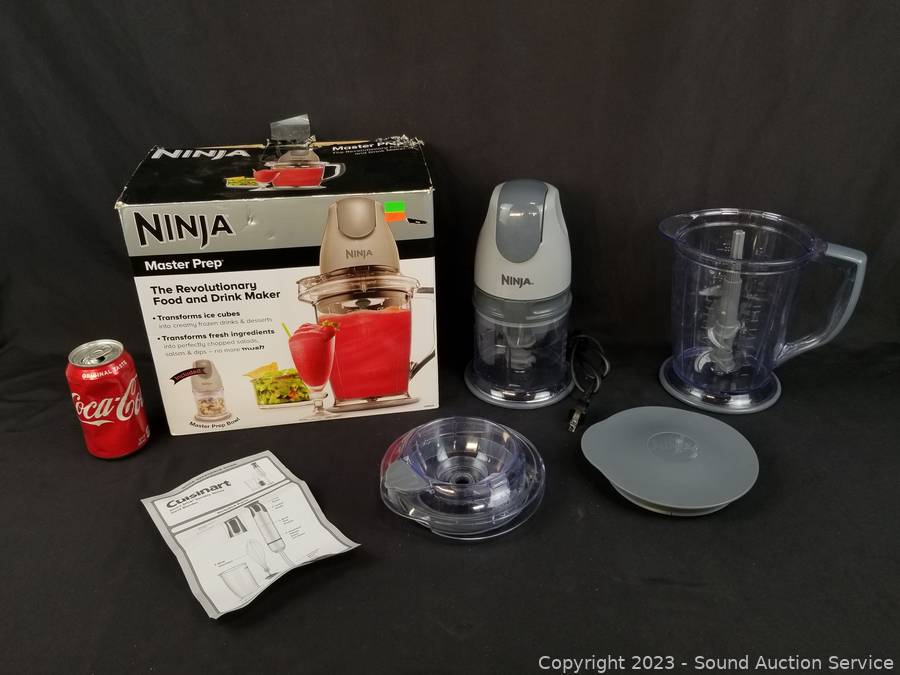 Ninja Master Prep Blender/Food Processor, Gray/Silver