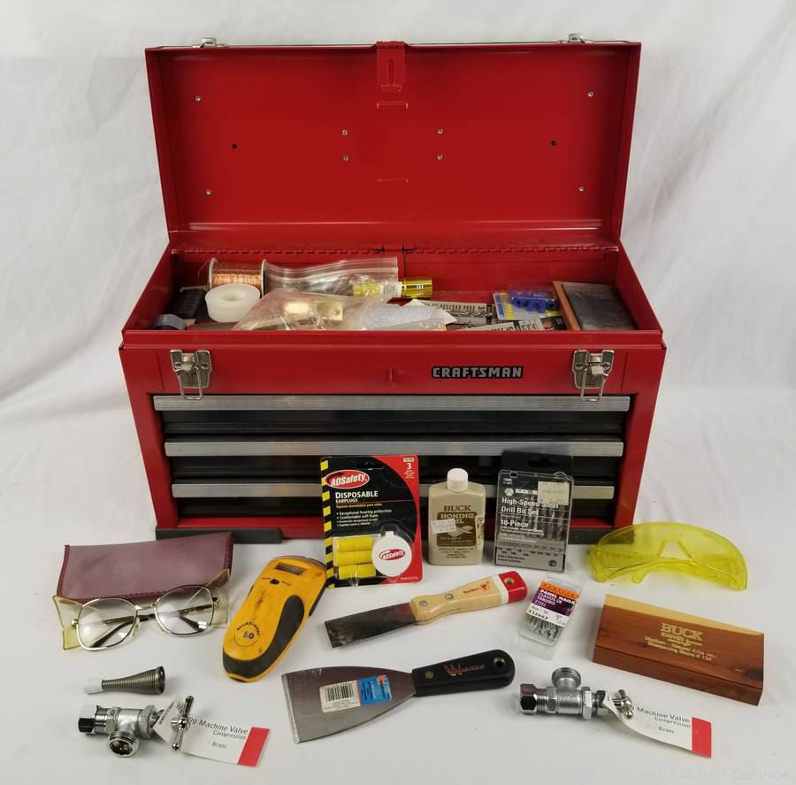 Craftsman 20" 3-Drawer Toolbox w/Tools