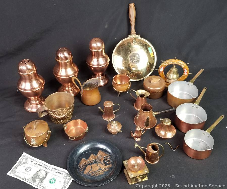 Sound Auction Service - Auction: 03/31/22 Antique Furniture, Artwork, Tools  & More Online Auction ITEM: 5ct Princess House Stainless Cookware w/Lids