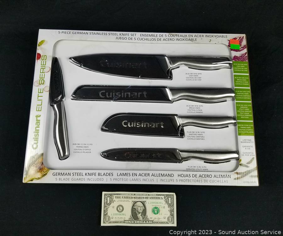 Cuisinart 5-piece German Stainless Steel Knife Set