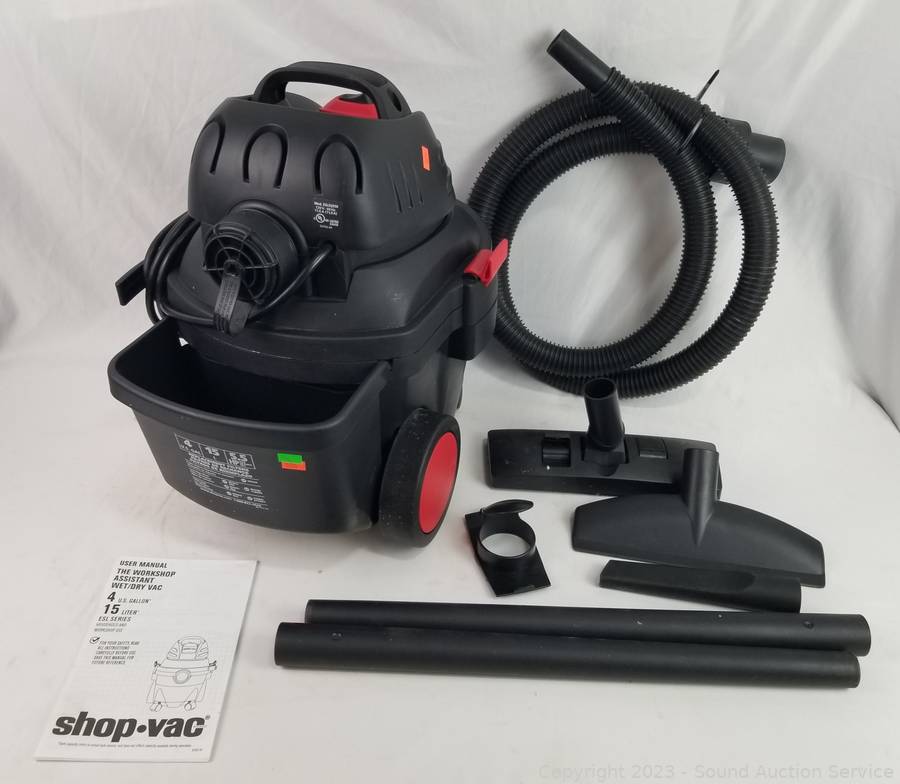 Shop-Vac 4 Gallon 5.5 HP SVX2 Wet Dry Vacuum ESLSQ550