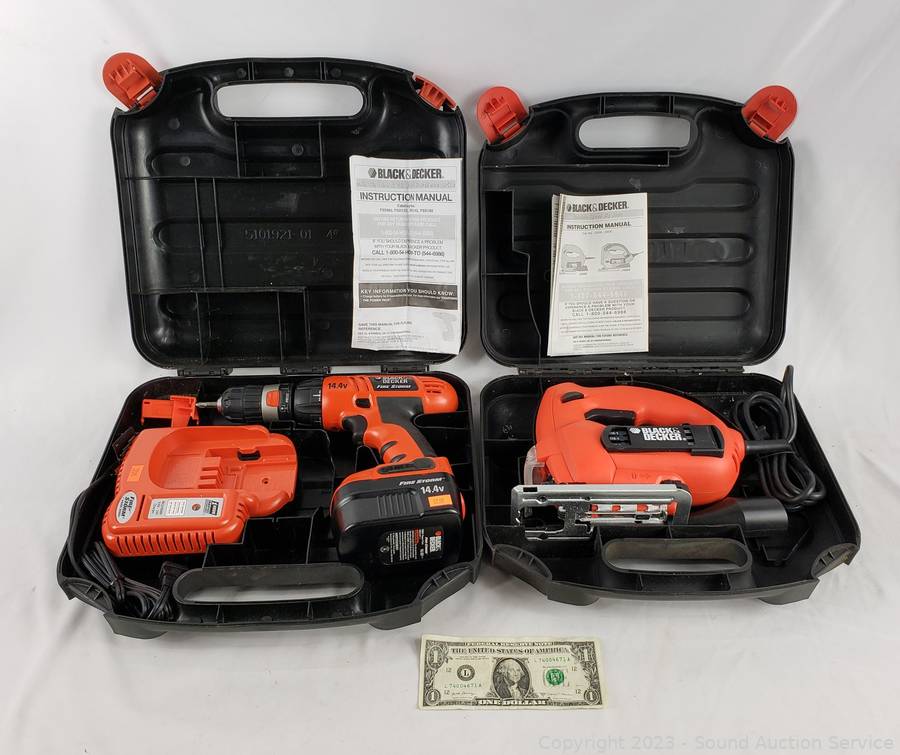 Black & Decker FireStorm 12V Cordless Drill & Battery With Case No Charger