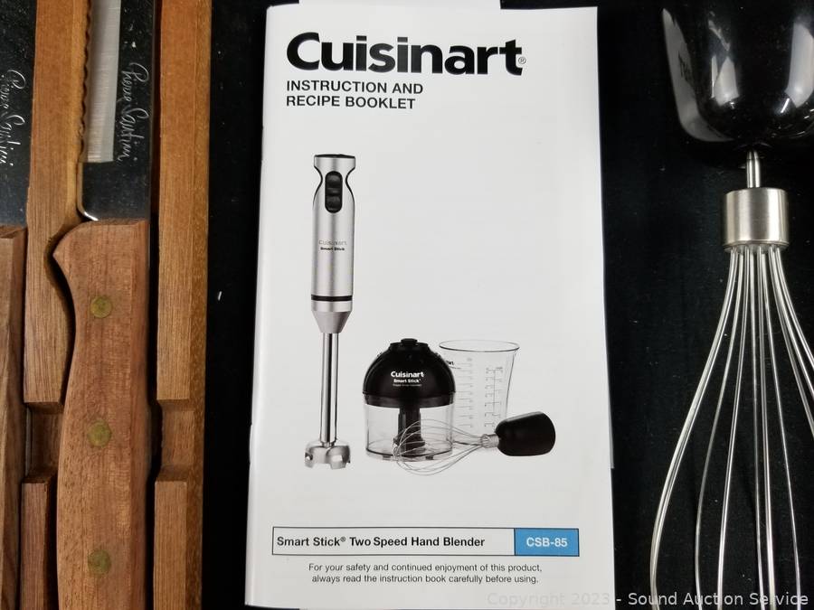 Sound Auction Service - Auction: 11/03/23 SAS Frahm Online Auction ITEM:  Cuisinart Elec. Carver & Chefs Choice Knife Sharpener