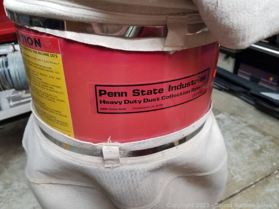 Sold at Auction: Penn state industries heady duty dust collection