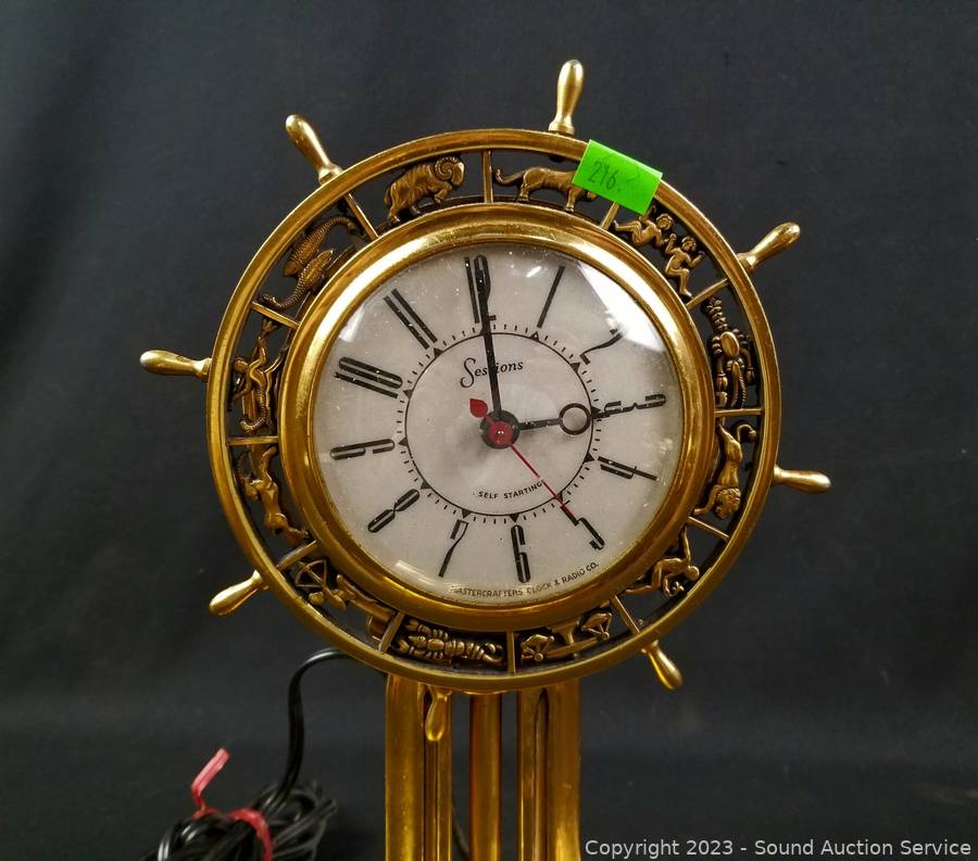 Sound Auction Service - Auction: 07/11/23 SAS Fendrick, Black Online  Auction ITEM: 3 Nautical Theme Clocks