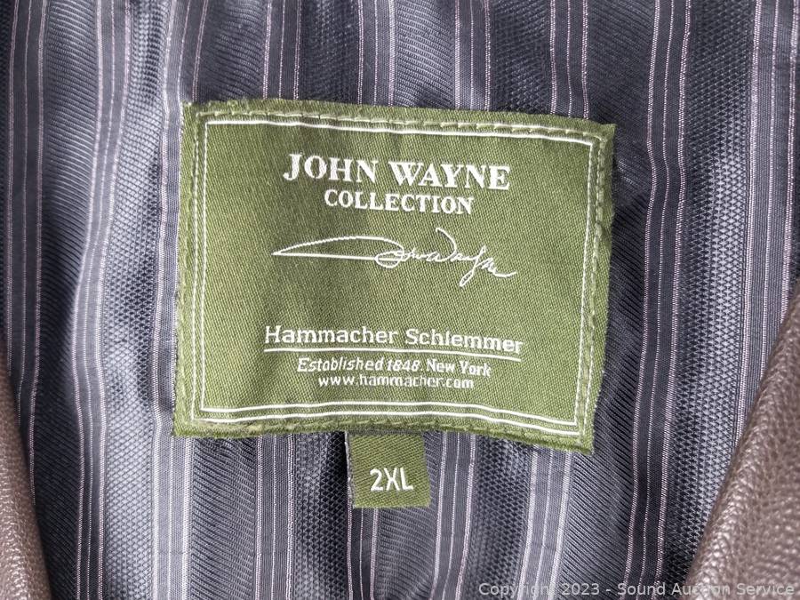 The John Wayne Leather Vest - Hammacher Schlemmer