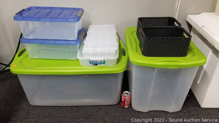 6-32 Compartments Plastic Storage Box Organizer Jewelry