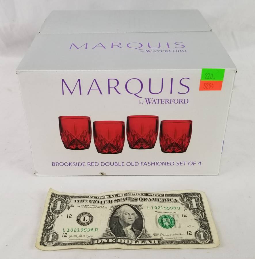 Marquis by Waterford, Brookside Red Wine Glasses, Set of Four