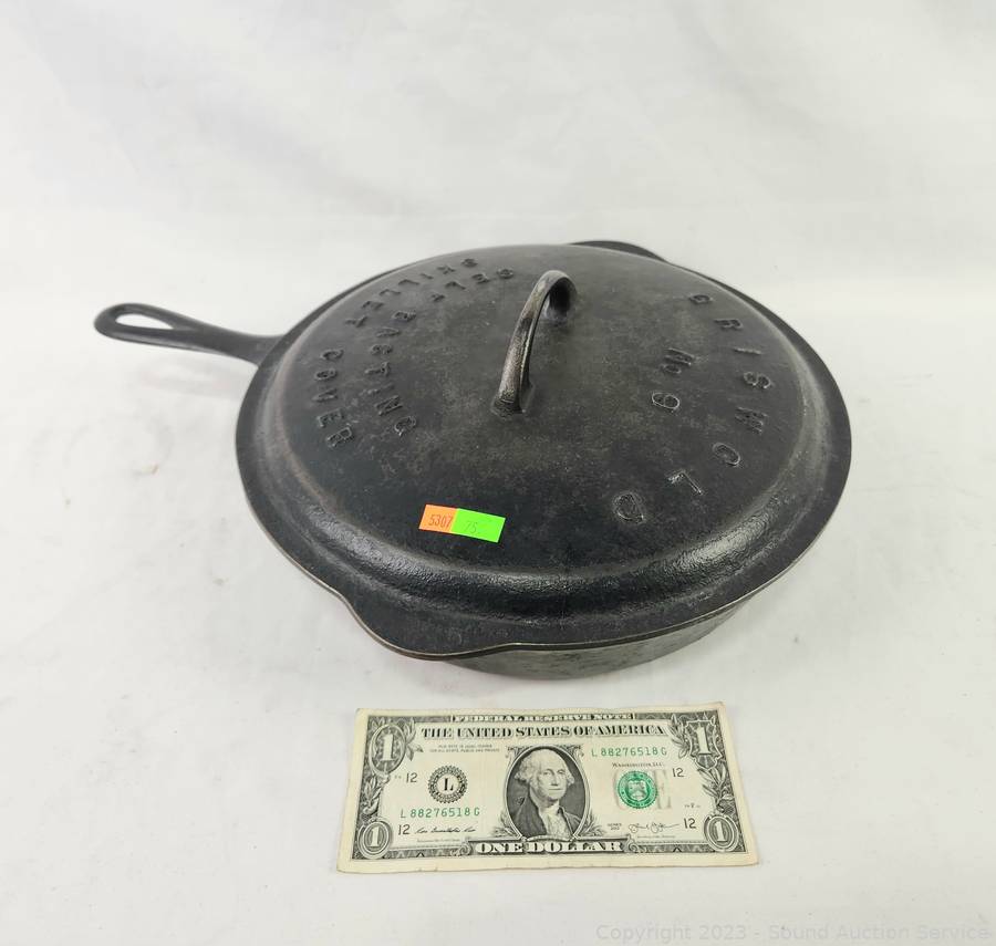 Sound Auction Service - Auction: SAS Springer, Swadener Online Auction  ITEM: Lodge Cast Iron 11 Skillet w/Silicone Handle