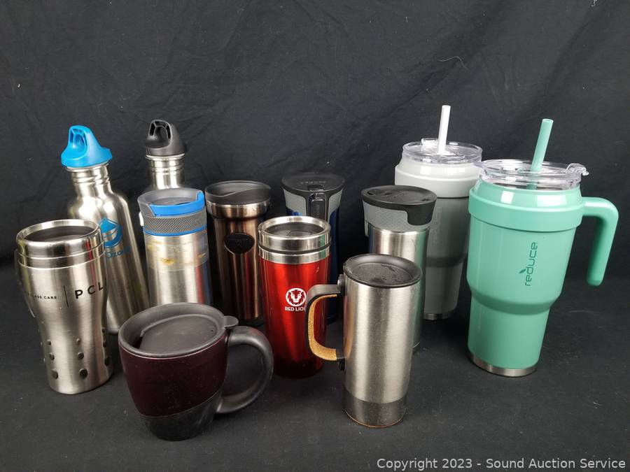 Sound Auction Service - Auction: 09/27/22 SAS Online Auction ITEM: 2 High  Sierra Travel Tumblers w/Straws & Lids