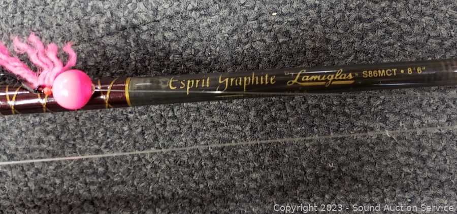 Sound Auction Service - Auction: 09/26/23 SAS Peterson, Mitchell Online  Auction ITEM: Handcrafted Custom & Lamiglas Graphite S86MCT Fishing Rods