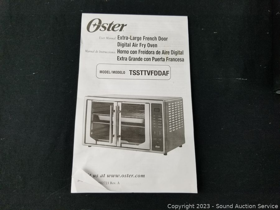 Sound Auction Service - Auction: 11/03/23 SAS Krencik, Collectibles Online  Auction ITEM: Oster French Door Air Fryer Oven - Works