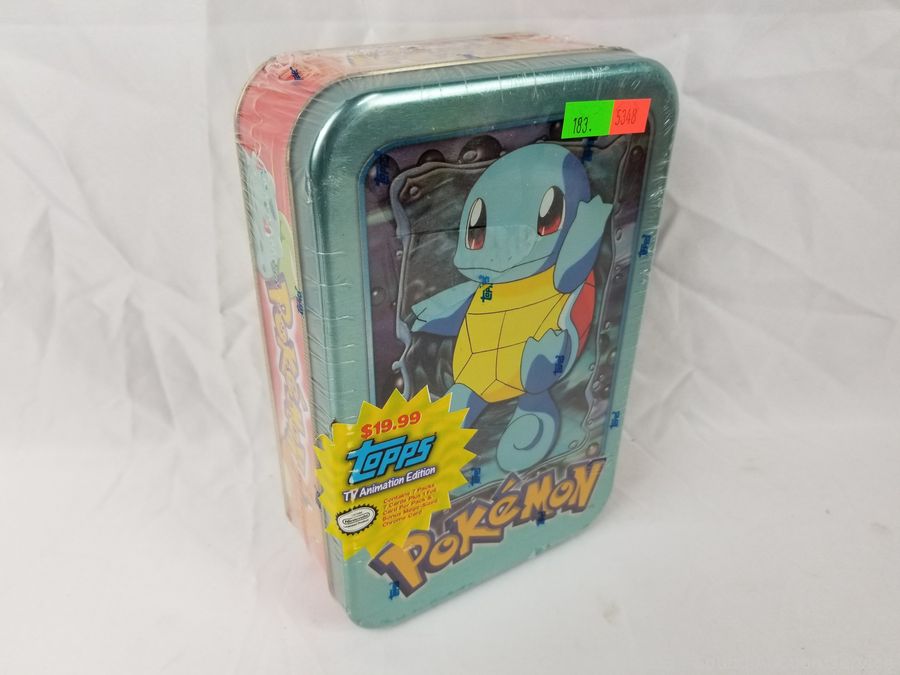 Sold at Auction: Vintage Pokemon Lunch Box Tin