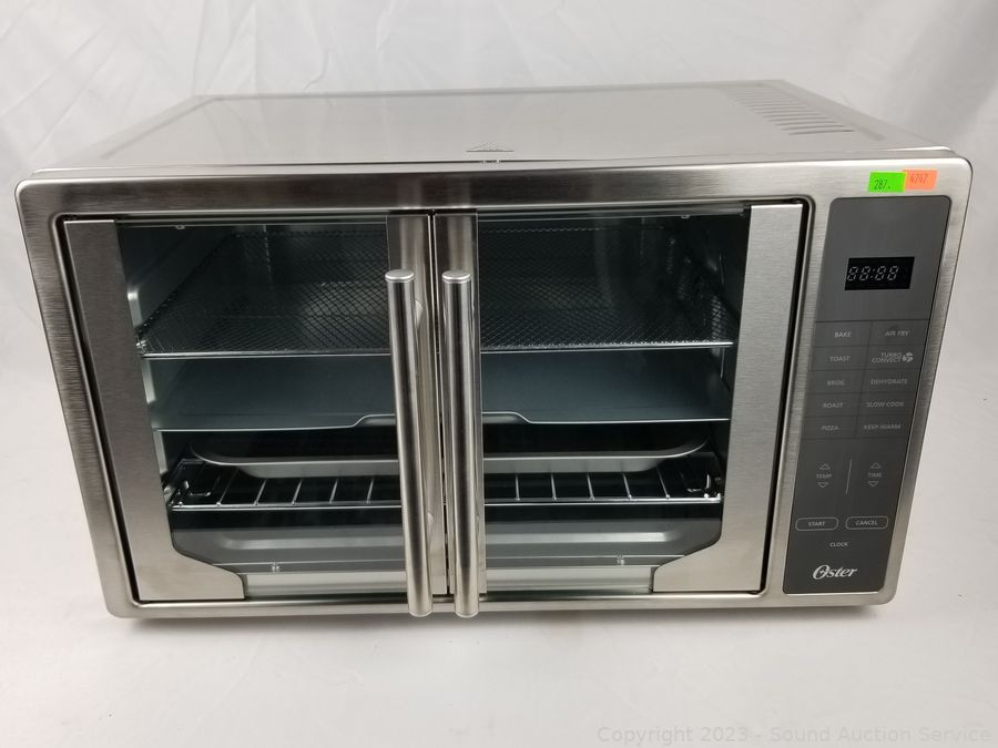 Sound Auction Service - Auction: 11/03/23 SAS Krencik, Collectibles Online  Auction ITEM: Oster French Door Air Fryer Oven - Works