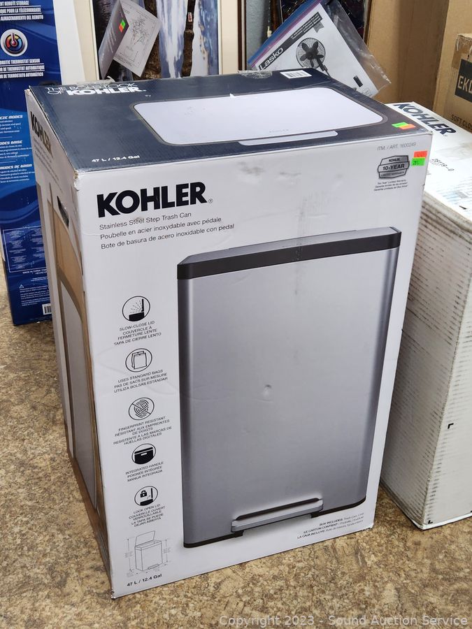 Kohler 47L Step Trash Bin