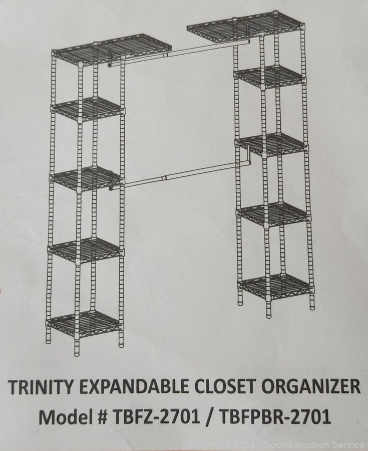 Trinity Expandable Closet Organizer