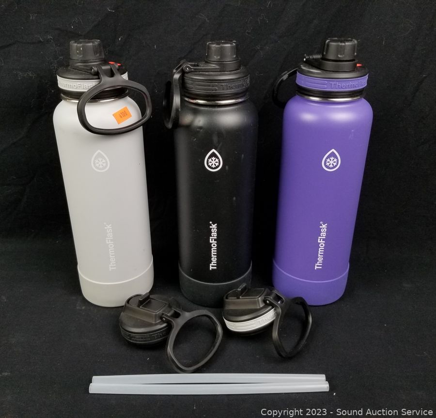 Sound Auction Service - Auction: SAS Springer, Swadener Online Auction  ITEM: 3 Thermoflask 40oz Vacuum Insulated Travel Bottles