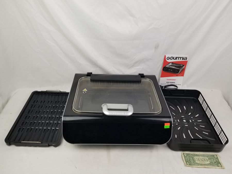 Gourmia Indoor Smokeless Grill Black - Seller Refurbished/ New/Open Box -  Roller Auctions
