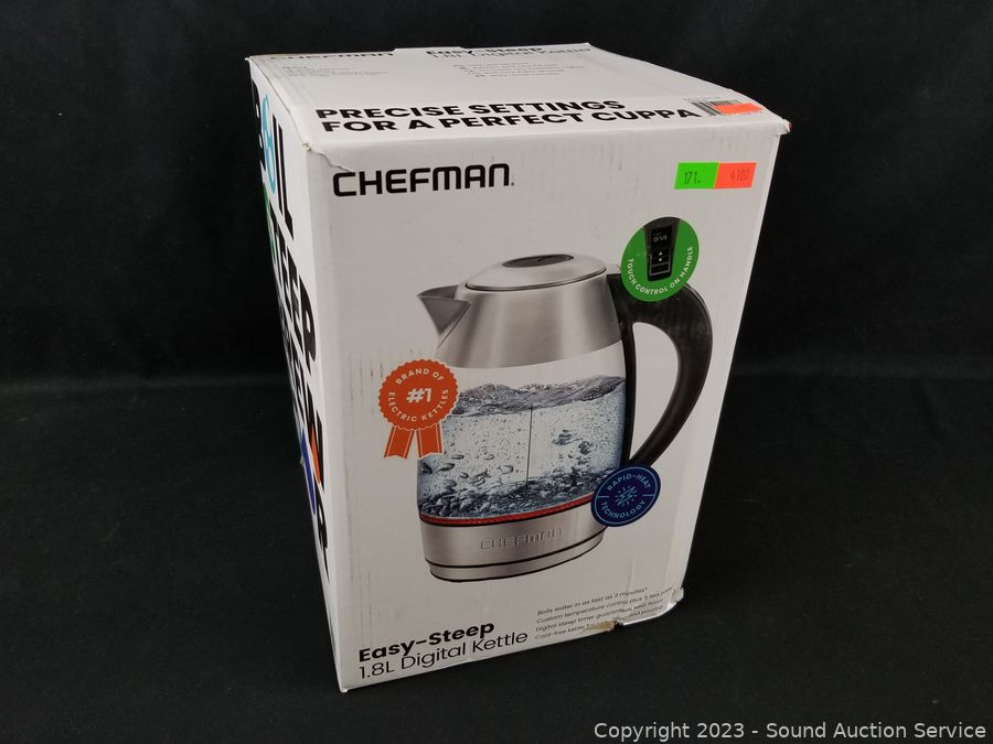 CHEFMAN ELECTRIC KETTLE & DASH MINI RICE COOKER IN BOXES - Earl's Auction  Company