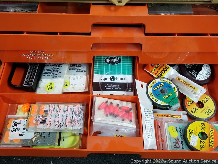 Sound Auction Service - Auction: 2/20/18 Armstrong Estate Auction ITEM: Fishing  Tackle Box Loaded