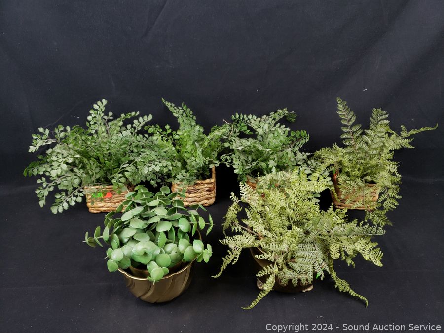6pc Faux Houseplant Decor